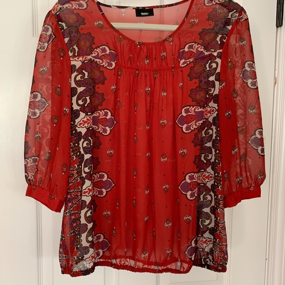 BOHO blouson top